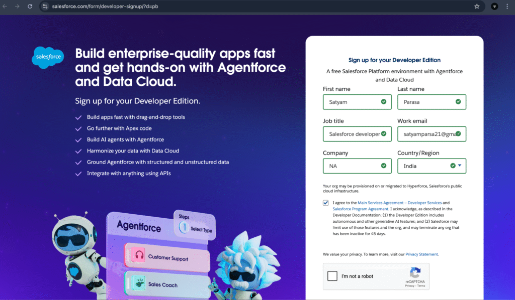 How to Set Up Your Salesforce Environment for Apex 1 Creating a Salesforce Developer Org for Practice