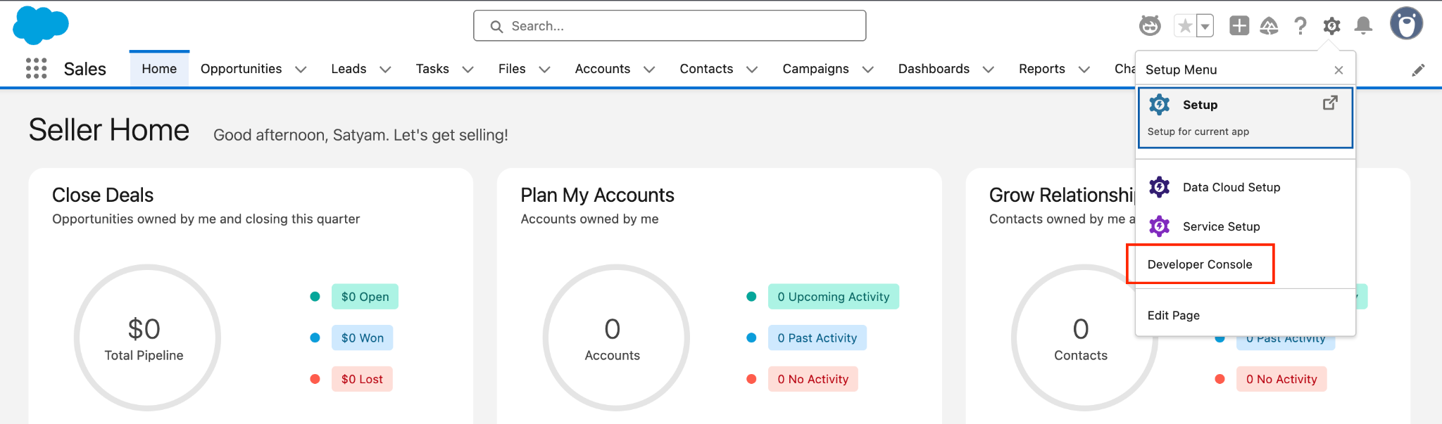 How to Set Up Your Salesforce Environment for Apex 4 Developer Console