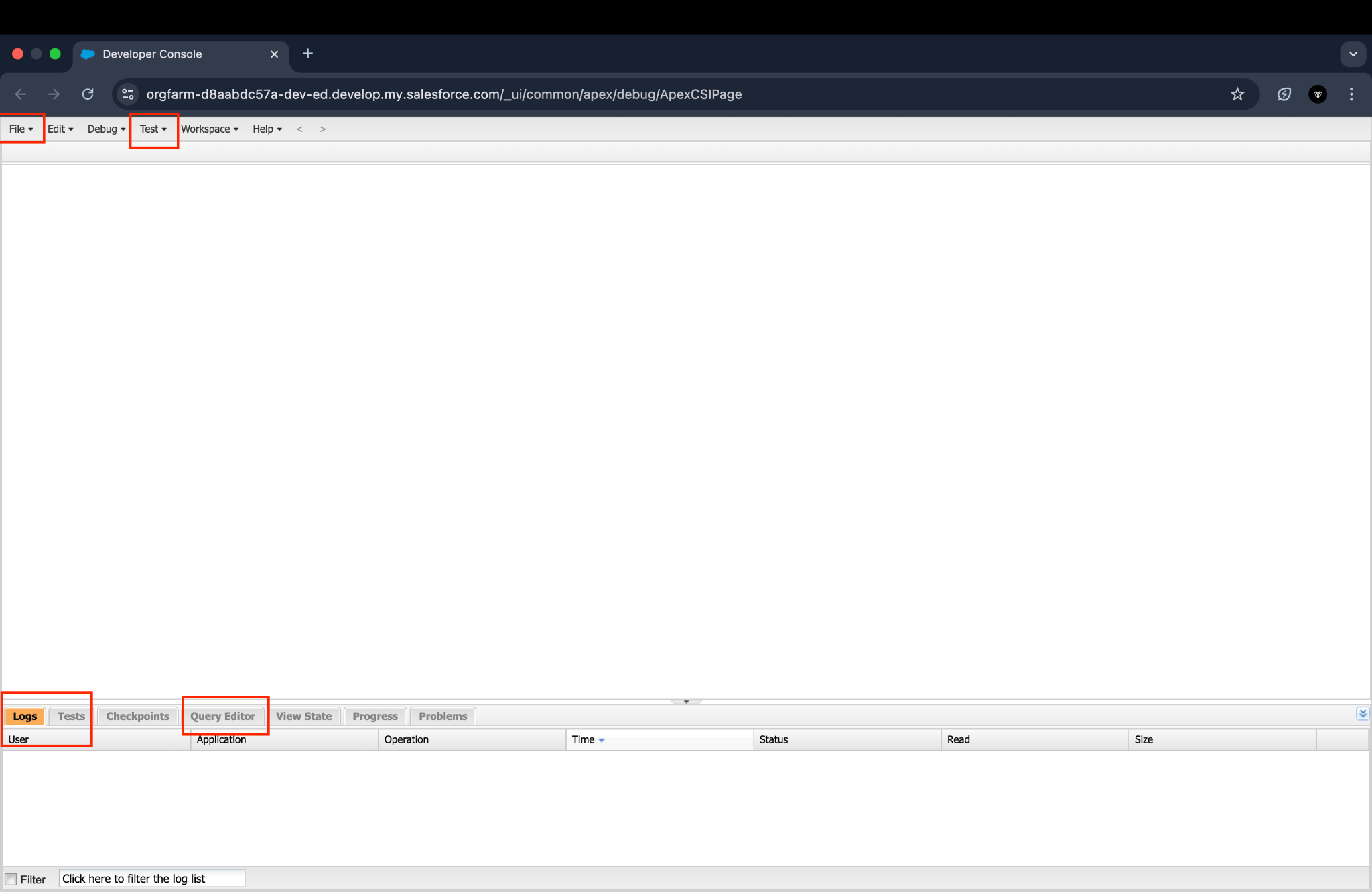 How to Set Up Your Salesforce Environment for Apex 5 Navigation and Tabs in the Developer Console