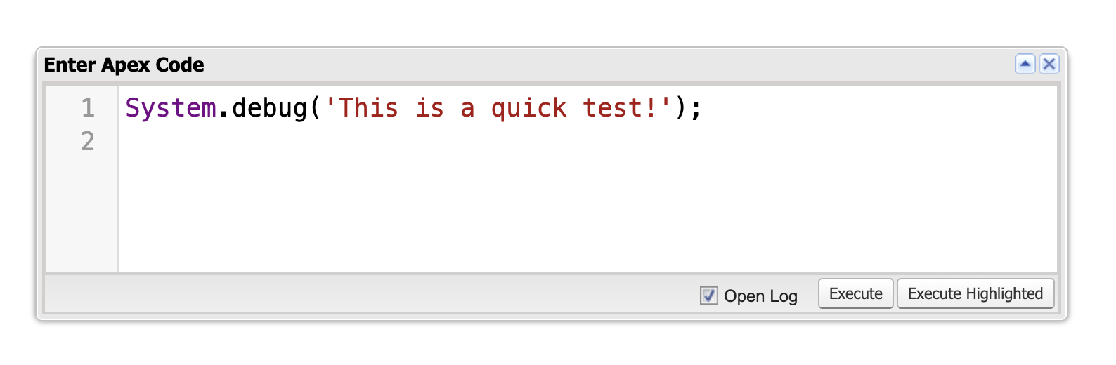 How to Set Up Your Salesforce Environment for Apex 9 Using the Anonymous Window