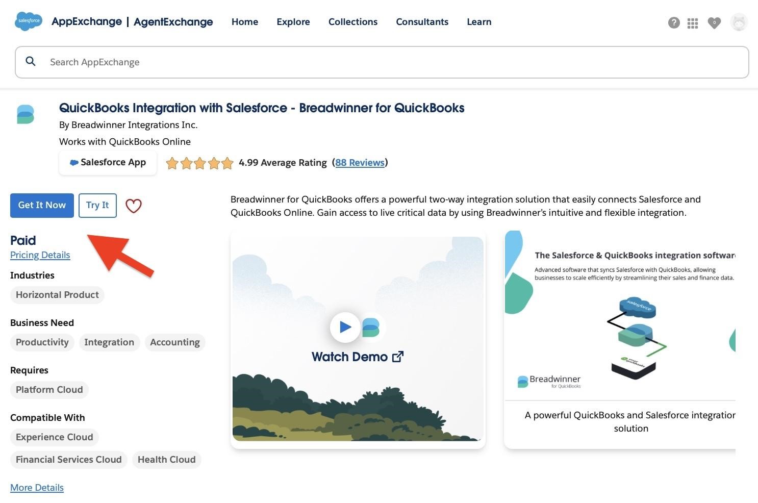 Integrate Salesforce and QuickBooks: Step-by-Step Guide 2 Install the app from the Salesforce AppExchange