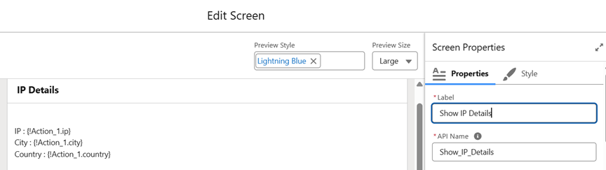 IP Detection in Salesforce Flow Apex LWC 4