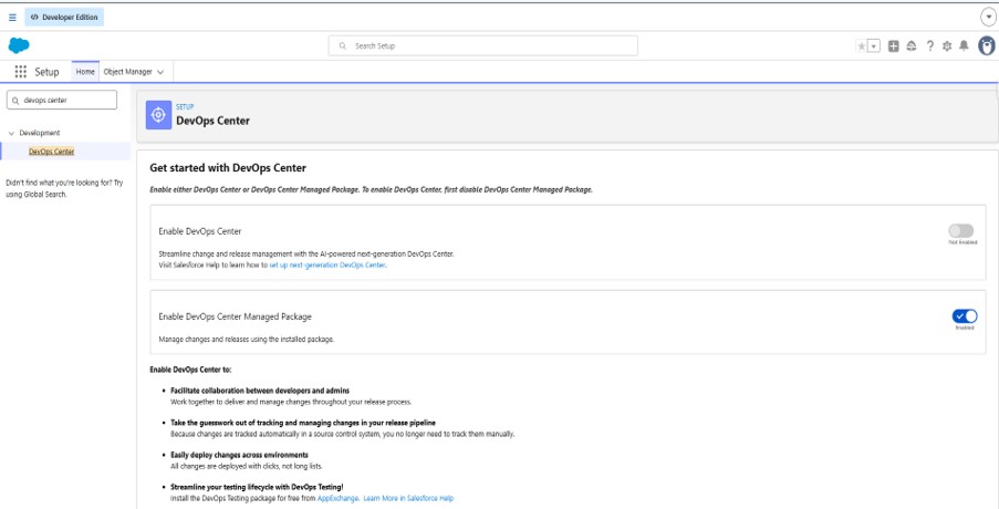 How to Set Up Salesforce DevOps Center Step by Step 1 Picture1