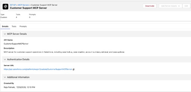 Building a Custom Salesforce MCP Server with Apex, Flow, and APIs 8 Picture9